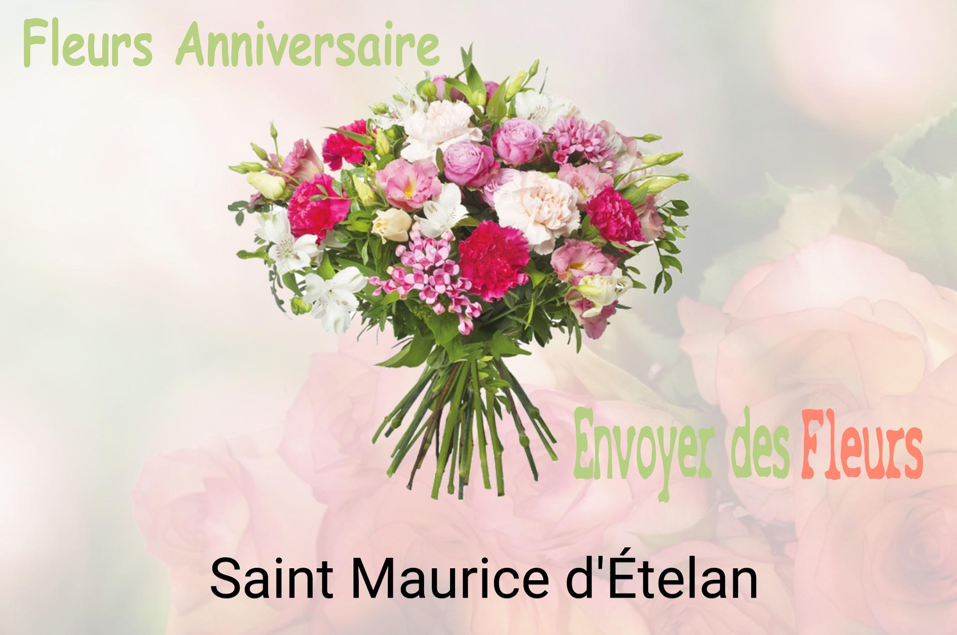 Bouquet de fleurs d’anniversaire livré à Saint-Maurice-d'Ételan