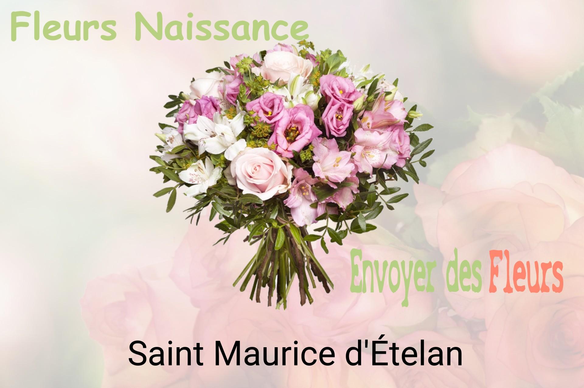 Bouquet de fleurs de naissance livré à Saint-Maurice-d'Ételan